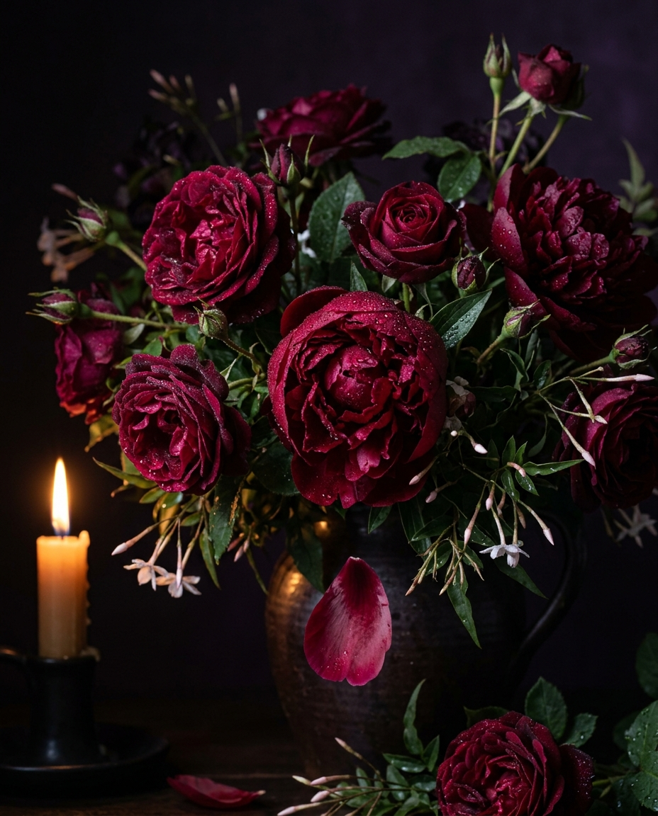 Damask Rose · Peony · Jasmine