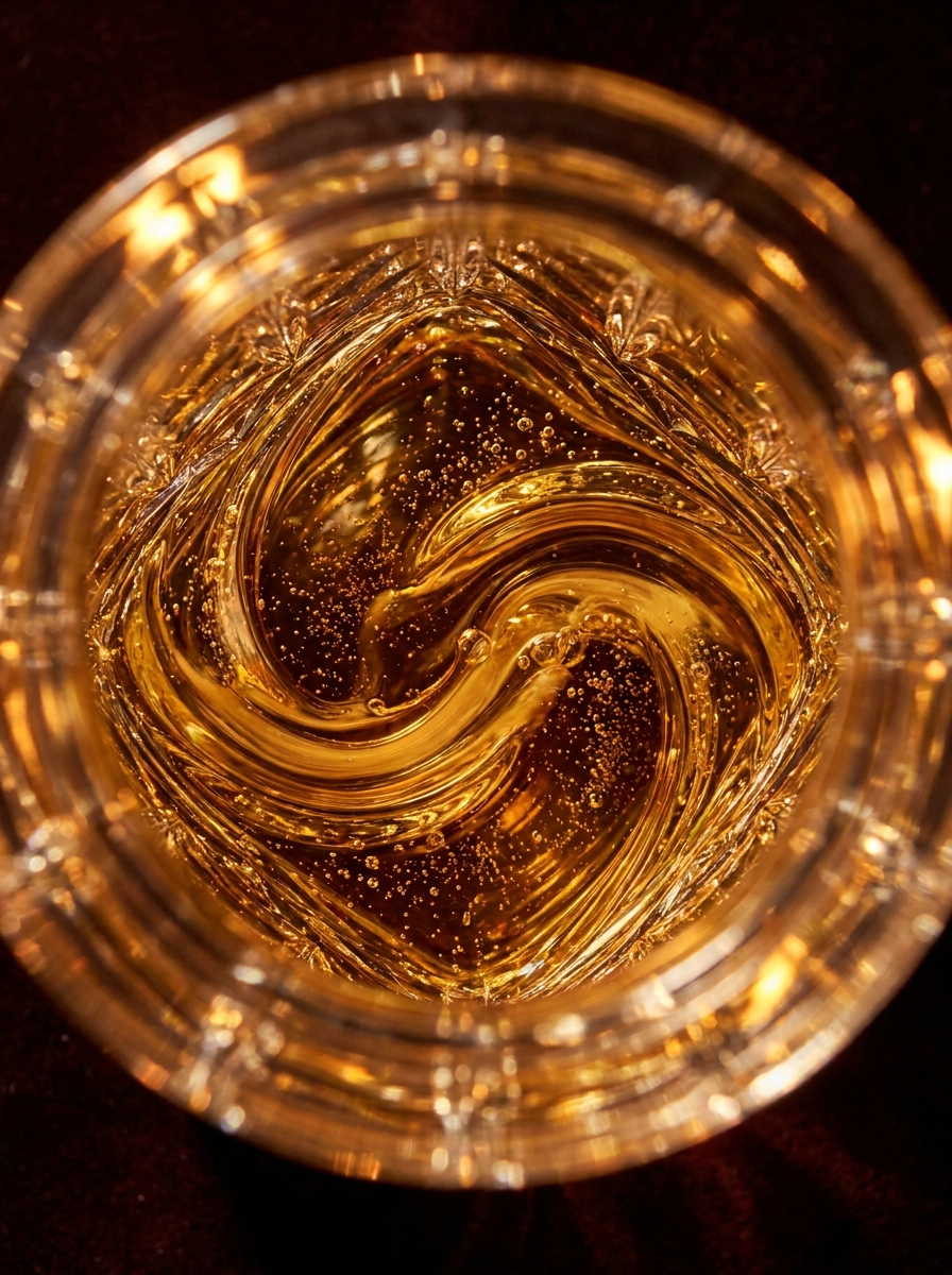 The potion, mid-swirl