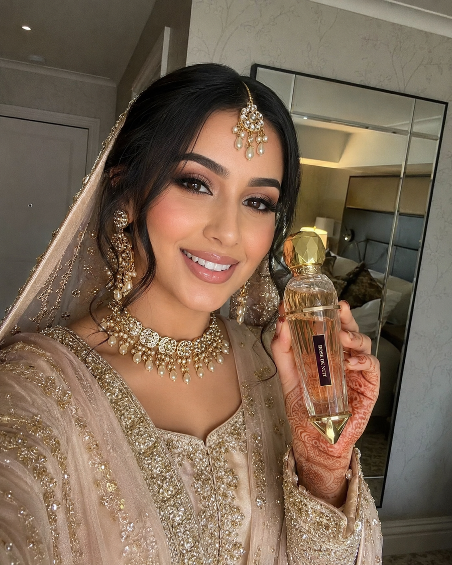 Simran K. with Rose de Nuit