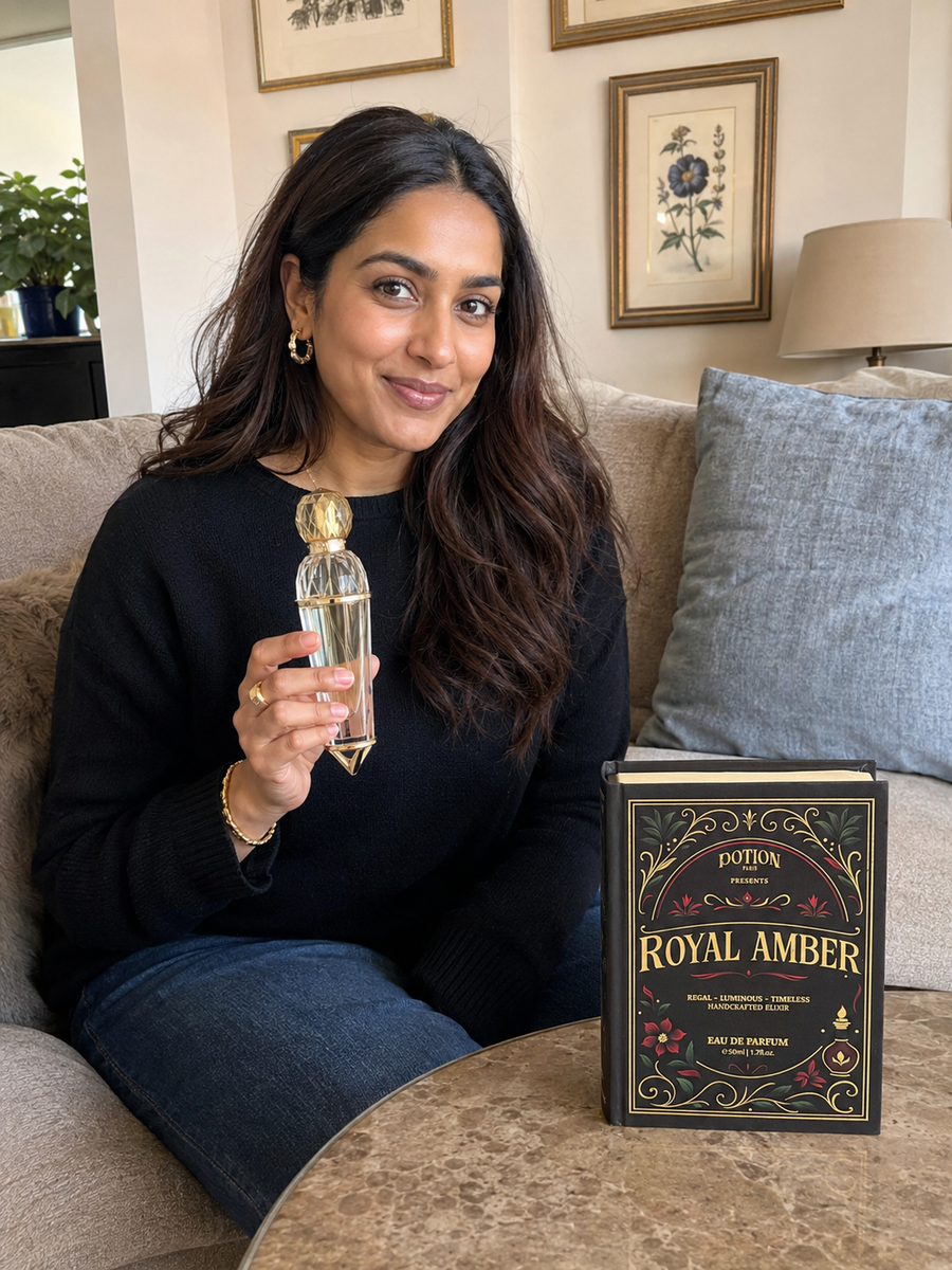 Priya K. with Royal Amber