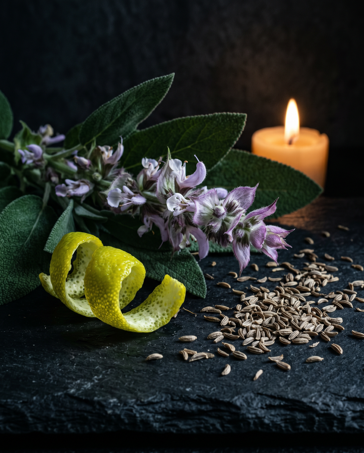 Clary Sage · Bergamot · Carrot Seed