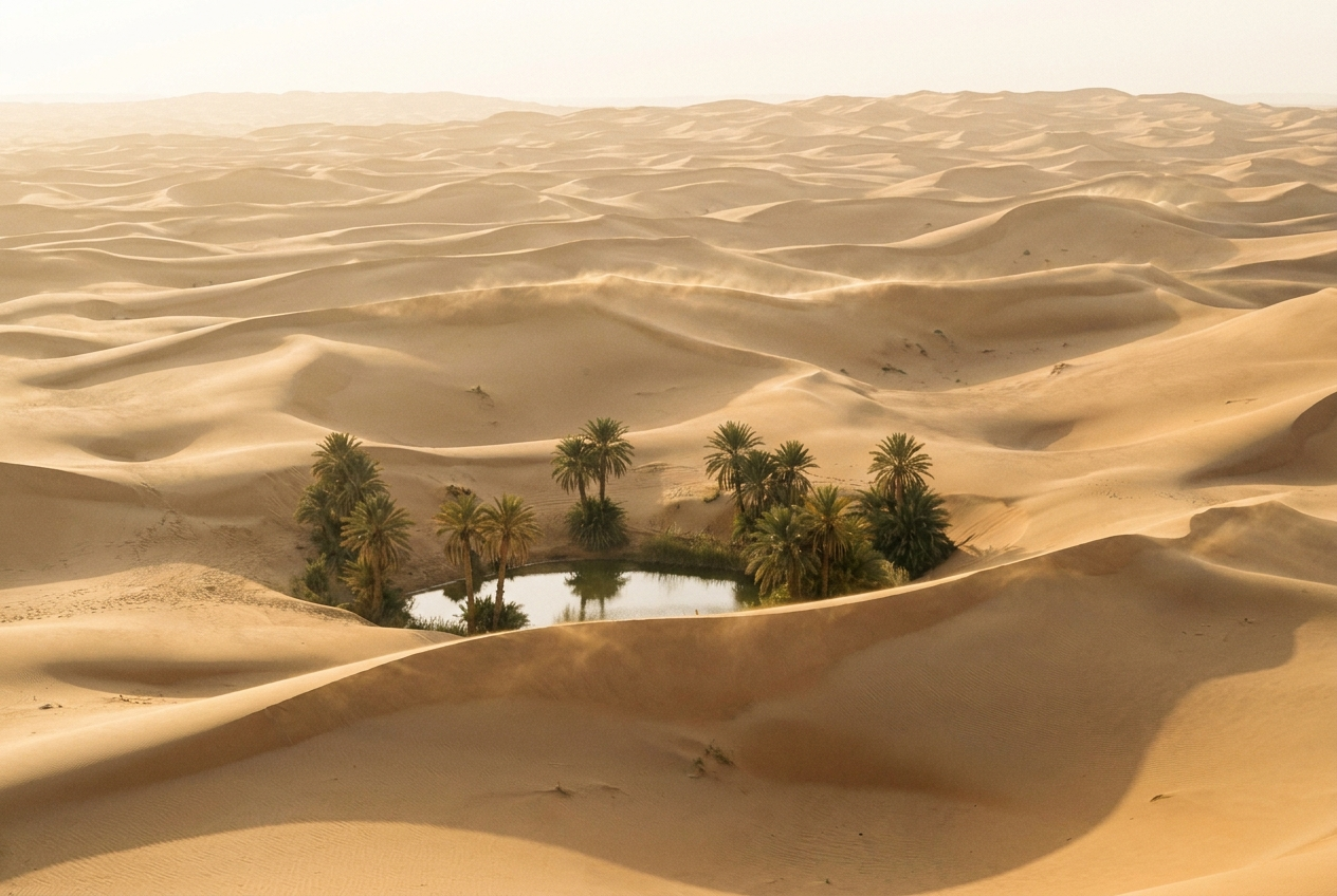 The dunes, an hour before gold